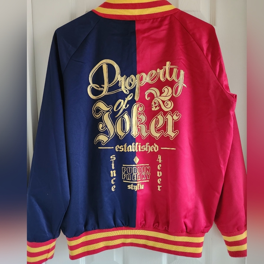 Kids Colorblock Harley Quinn Jacket - Picture 3 of 12